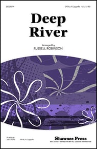 cover Deep River SATB choral sheet music cover